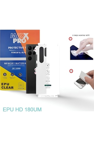 Huawei P9 Lite 2017 Nano Full Arka Kaplama Esnek Ultra İnce - Maxxpro - Epu Hd