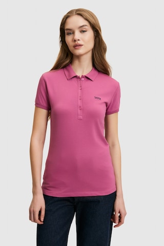 U.S. Polo Assn. U.s. Polo Assn. Kadın Fuşya Tişört Basic 50323461-vr023 Fusya