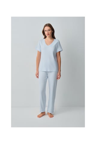 Suwen Emma Pijama Takımı Wsh10510219015 Mavi