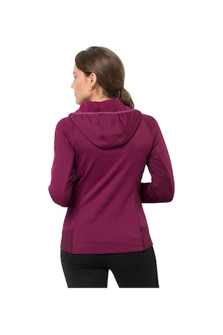 Jack Wolfskın Jack Wolfskin Hydro Grid Fleece Kadın Mor Outdoor Ceketi 1014 Mürdüm