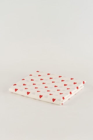 Soley Mix & Match Hearts %100 Pamuk Tek Kişilik Düz Çarşaf Kırmızı