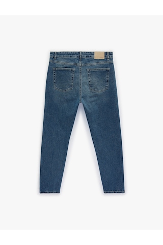 Koton Regular Fit Normal Bel Tapered Jean Pantolon - Joe Jean Orta İndigo 6sam40027nd İndigo