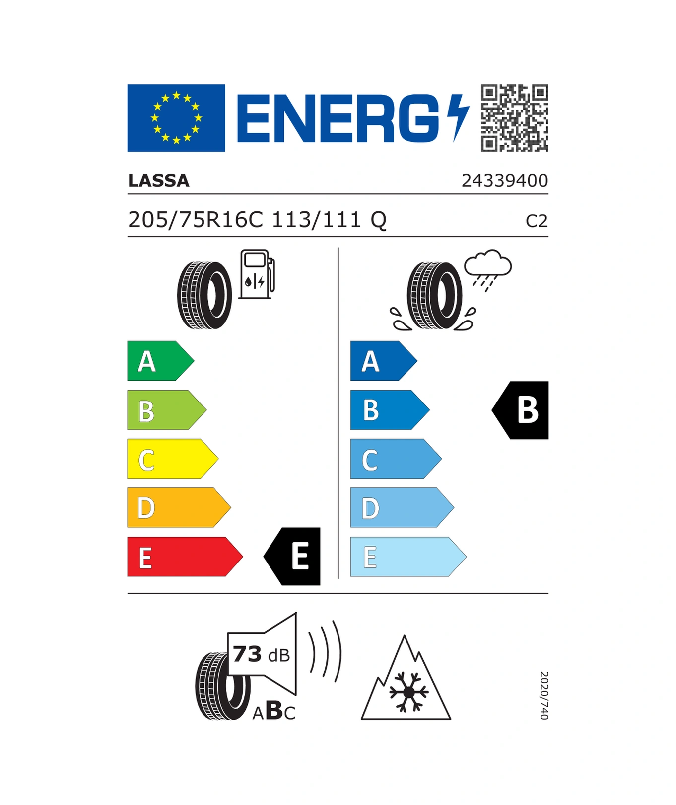 Lassa 205/75R16C 113/111Q Multıways-C Dört Mevsim Lastiği - 2026