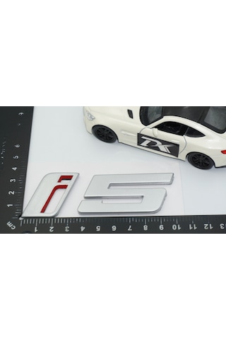 Dk Tuning İ5 Bagaj Kırmızı Gri Abs Yazı Logo Bmw İle Uyumlu -