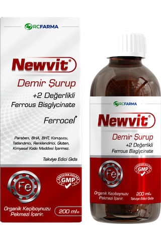 Newvit Demir Şurubu 200 ML