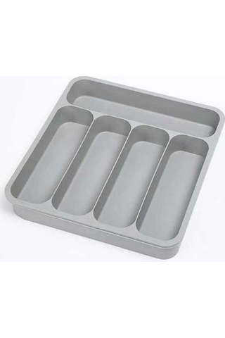 Novahub Multi Katmanlı Mutfak Çekmecesi Bıçak Çatal Saklama Tepsisi Baharat Kutusu Yemek Çubukları Kaşık Seti 56995962 Gri