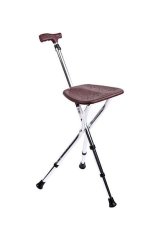 Oturaklı Baston Ayarlanabilir Yükseklik Comfort Plus