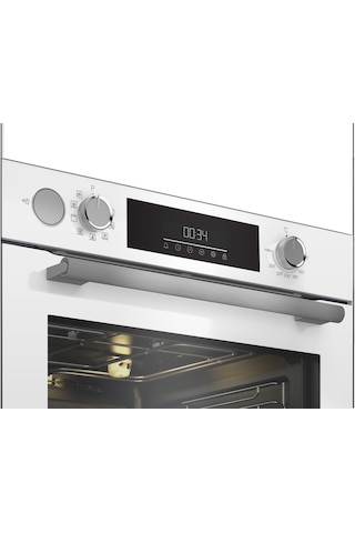 Grundig GEBD 12302W 72 LT Ankastre Beyaz Cam Fırın