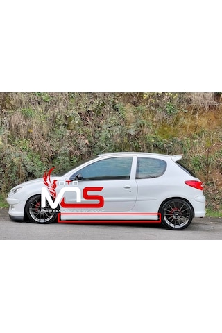 Peugeot 206 Rc Marşpiyel Sağ Sol Takım Fiberglass Boyasız