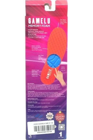 Gamelu Memory Foam Hyper Boost Technology Soft Comfort Ortopedik Tabanlık - Astar