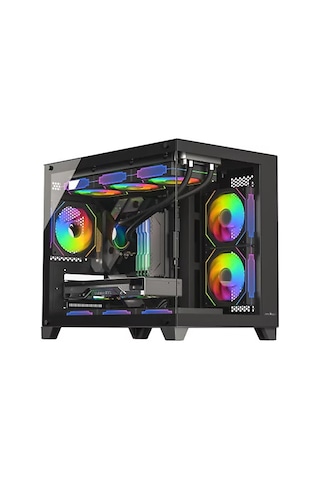 James Donkey Stark-S700 R5-7500F 16 GB 1 TB SSD 16 GB RX9060XT Free Dos Masaüstü Oyuncu Bilgisayarı