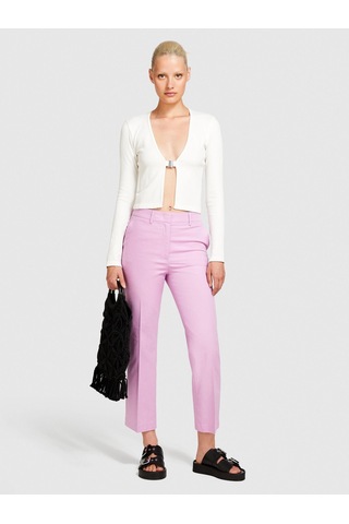 Sisley Streç Pamuklu Pileli Pantolon Kadın Sarı Pantolon - 324p4ıullf02y