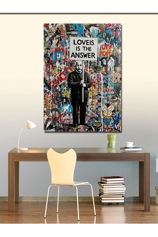 Kanvas Tablo Love İs The Answer 50cmx70cm
