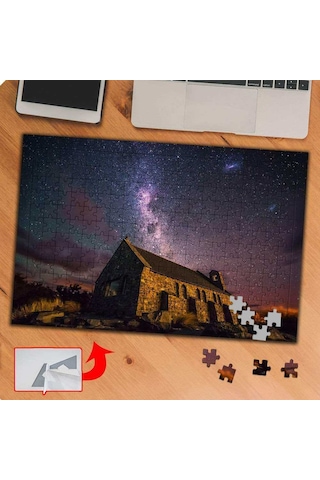Taş Ev Ve Samanyolu Yıldızları 240 Parça Puzzle Yapboz Tablo-p103 Taş Ev Ve Samanyolu Yıldızları 240 Parça Puzzle Yapboz Tablo-p103