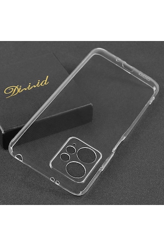 Nourthkiingdom Redmi Note 12 4g Kılıf Nrtk Süper Silikon Kapak - Renksiz Renksiz