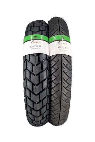 110/90-17 Armour Ve 90/90-17 Power Zf Tubeless - Dubleks Lastik Takımı