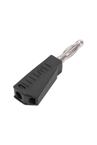 Powermaster Ic-238d 4mm Banana Jack Üçgen Konnektör Siyah