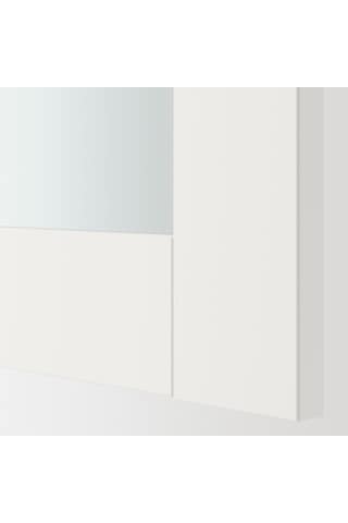 Aynalı Kapak, Beyaz, 30x75 Cm Gri