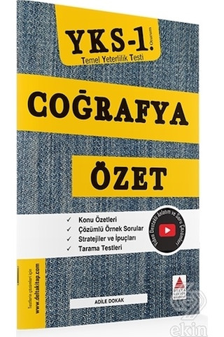 YKS 1.Oturum Coğrafya Özet TYT - Adile Dokak - Delta Kültür