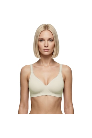 Cottonill Seamless Bra - Avelis Lazer Kesim Dikişsiz Balensiz İz Bırakmayan Kadın Sütyen 3'lü Paket-2 Çok Renkli