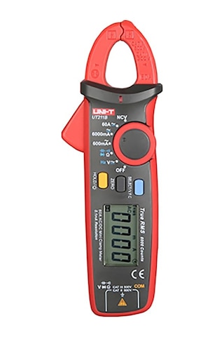 Ut211b Ac/dc 60a Mini Digital Clamp Meters True Rms Ammeter Multimeter Vfc/ncv/resistance/capacitance Test, Lcd