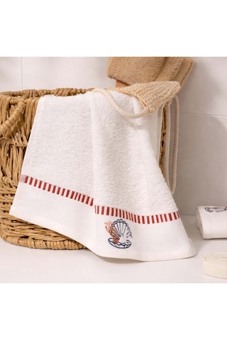 Soft Mussel El Havlusu - Ekru - 30x50 Cm Çok Renkli