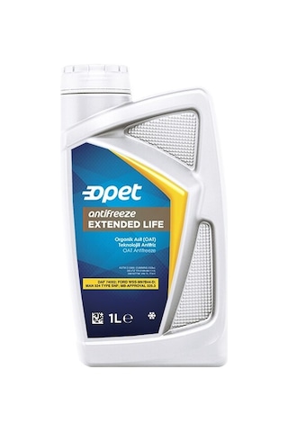 Opet Antifreeze Extended Life Kırmızı Antifriz 1 Litre