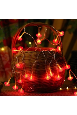 Tongxida 6m 40 Işık Yeni Yıl Çin Kırmızı Fener Led Işıkları Küçük Kırmızı Fener Takımları Diğer