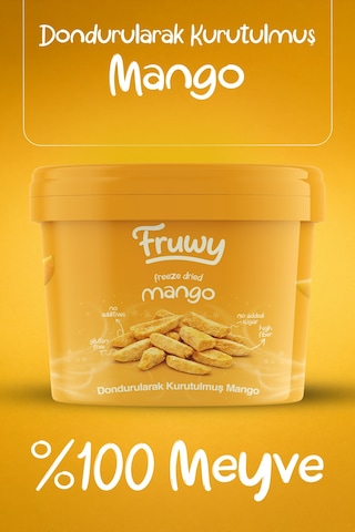 Freeze Dried Mango Kova Dondurularak Kurutulmuş Mango Diğer