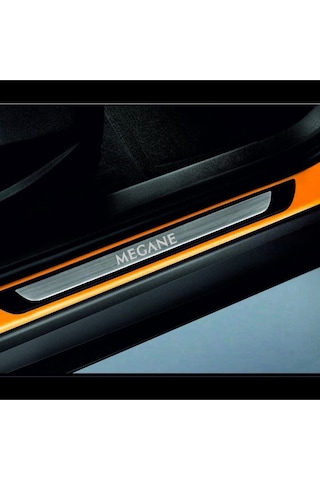 Renault Megane Tüm Modeller Old Krom Kapı Eşiği 4 Parça Paslanmaz Çelik