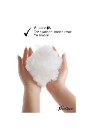 Vionel Home 1. Kalite %100 Boncuk Silikon Elyaf 1 KG Beyaz Yastık Oyuncak Dolgusu