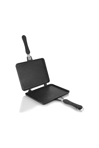 Schafer Tastemake Döküm Ocak Üstü Tost Izgara 20x26 CM
