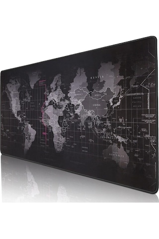 Dünya Haritalı 70X30 Cm Mouse Pad