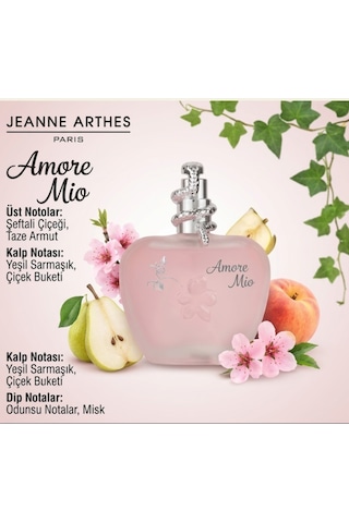 Jeanne Arthes Amore Mio Edp 100 Ml Kadın Parfümü Şeftali Çiçeği & Armut Notalı Özel Seri Çiçeksi - Meyve - Odunsu