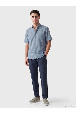Lcwaıkıkı Classic Mavi Regular Fit Erkek Gömlek