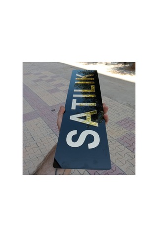 Kiralık Dekor Plakalık - Pleksi 1 Ad. - 52,7x 11,7 Cm - Tüm Araçlara Uyumlu - 577716312