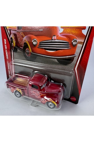 Disney Pixar Cars Hot Rod Smokey 20.yıl Model Araba Dxv29 Kırmızı