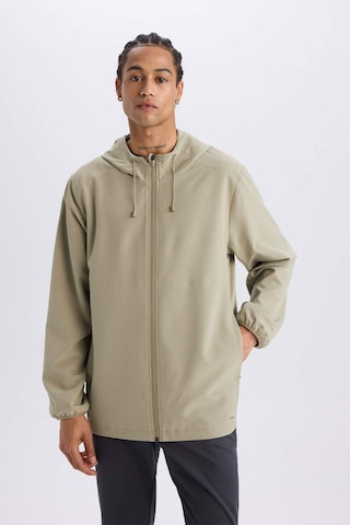DeFactoFit Regular Fit Kapüşonlu File Astarlı Fermuarlı Mevsimlik Baharlık Mont D6179AX25SPKH513