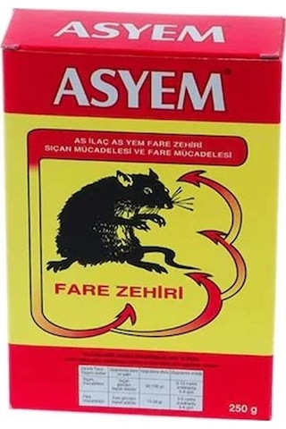 Asyem Buğday Fare Zehiri 250 G