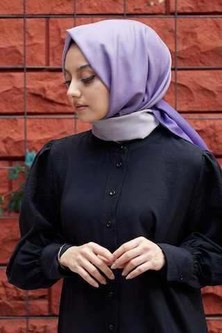 Afvente Degrade Desen Mor-taş Soft Pamuk Şal Diğer
