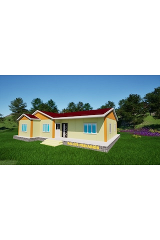 Ballife Prefabrik 120 M2 Standart Prefabrik Konut