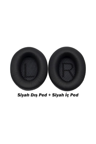 Bose Qc2 Kulaklık Pedi Qc25 Ae2 Qc2 Qc15 Qc35 Qc35Ii Süngeri Siyah - Siyah