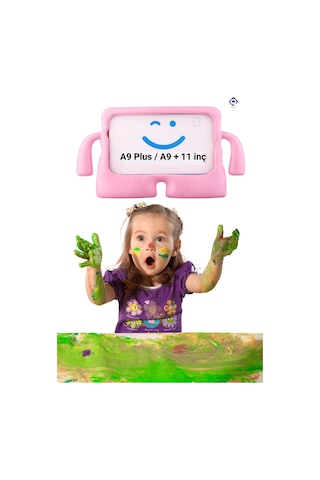 Galaxy Tab A9 Plus 11 İnç Uyumlu Fuchsia İbuy Standlı Çocuk Tablet Kılıfı X210 - X216 - X218