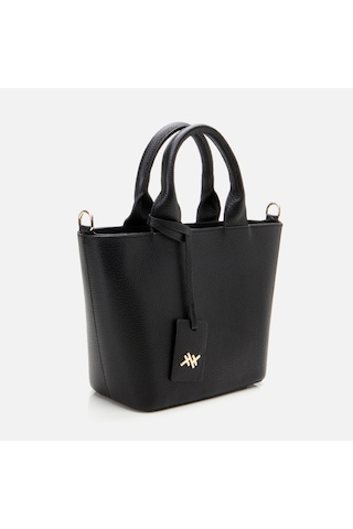 Hotiç Hakiki Deri Siyah Kadın Çanta 03cah293390a100 Siyah-black Siyah