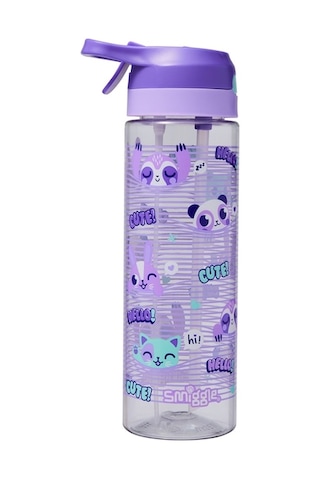 Smiggle - Gush Flip Su Püskürtmeli 700 Ml Bpasız Suluk Çok Renkli