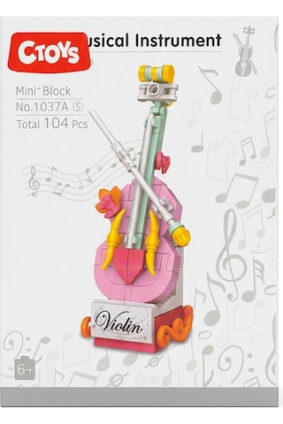 Ctoys Musical Instrument Series Mini Block Violin