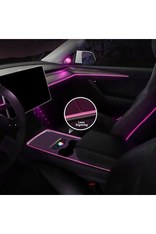 Tesla Model Y 2023-2024 Uyumlu Yedek Parça İç Ambiyans Seti Full Diğer