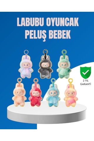 Dekoratif Labubu Karakter Figürü - Kaliteli Peluş Malzeme