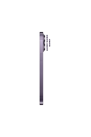 Safeus Safir Temperli Kamera Lens Koruyucu Apple Uyumlu iPhone 14 Pro Max Ve İle Derin Mor