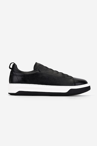 Valmenti Erkek Hakiki Deri Siyah Floter Sneakers & Spor Ayakkabı 1212 2505 Erk Ayk Y26 Sıyah Fltr